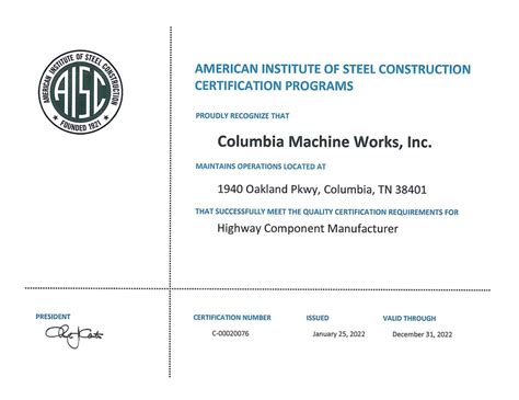 aisc certified cnc machines|AISC certified manufacturers.